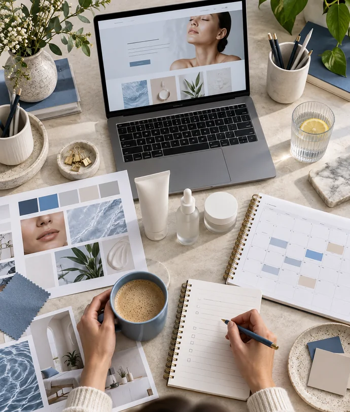 Skincare Clinic Marketing digital campaign planning